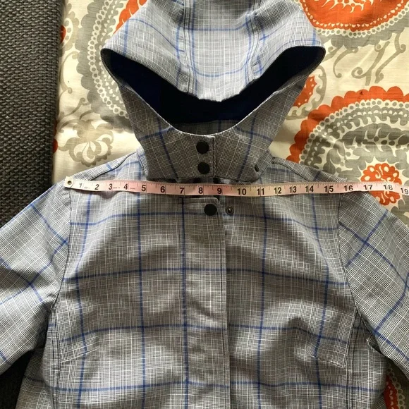 Boden Gray Check Suki Rain Coat - Picture 11 of 13